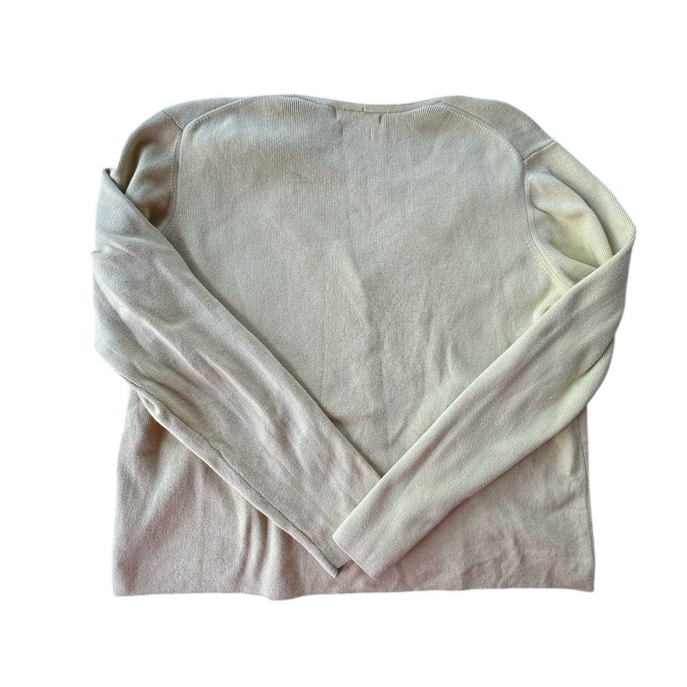 Vintage Valerie Steven’s Green Cotton Embroidered Floral Cardigan XL Cottagecore - Picture 4 of 8